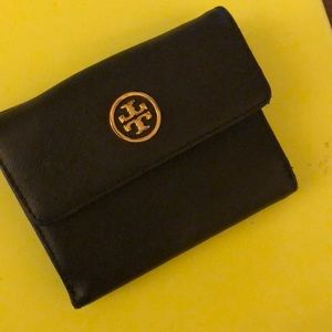 Tory Burch Robinson Wallet Black
